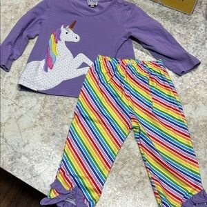 Purple Unicorn Kids Matching Set